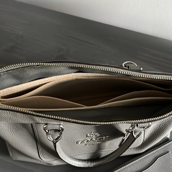 Pebbled Leather Coach Bag and Wallet Set - Picture 12 of 16